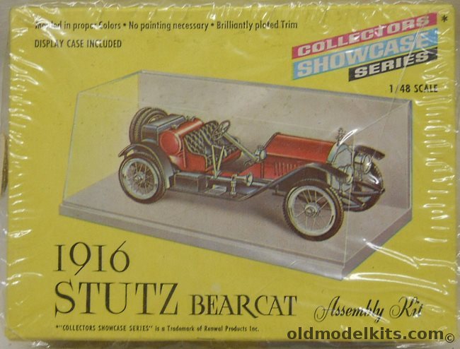 Renwal 1/48 1916 Stutz Bearcat Collectors Showcase Series, 139-89 plastic model kit